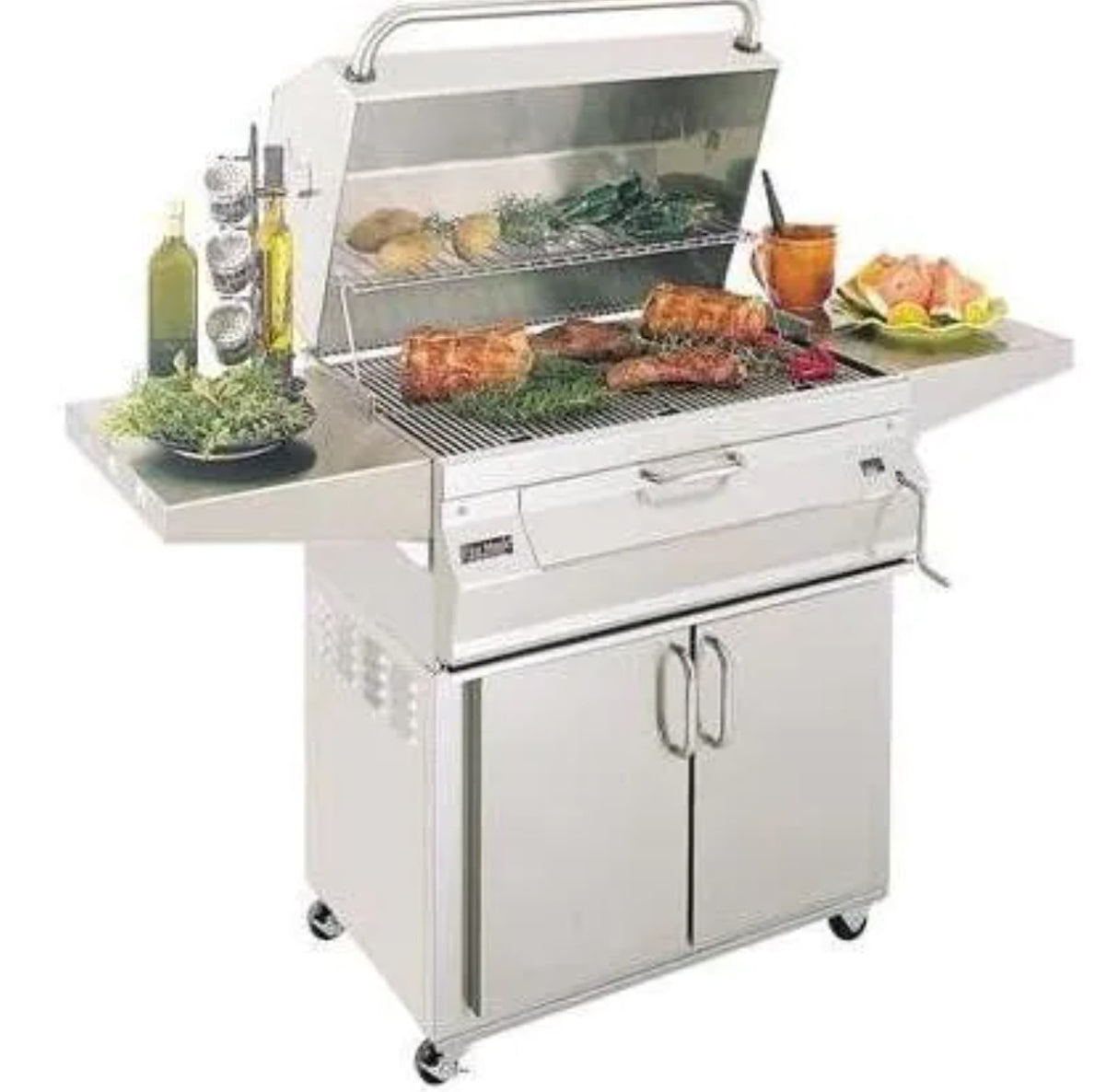 Fire Magic Legacy 30-Inch Smoker Charcoal Grill -24SC01C61