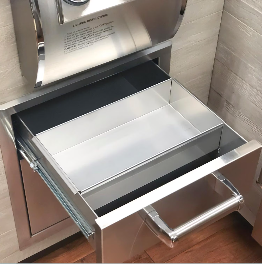 Fire Magic Premium Flush 20-Inch Pantry Access Drawer Combo - 54020S 1