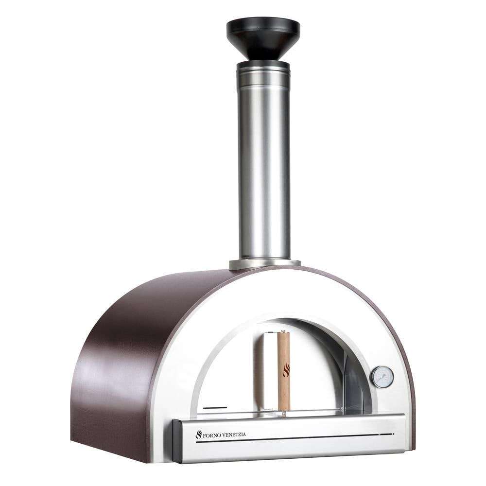 Forno Venetzia Pronto 200 33-Inch Countertop Outdoor Wood-Fired Pizza Oven - Copper 3