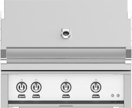 Hestan 36-Inch Built-In Propane Gas Grill W/ Rotisserie - Froth - GABR36-LP-WH