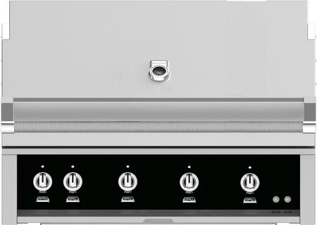 Hestan 42-Inch Built-In Propane Gas Grill W/ Rotisserie - Stealth - GABR42-LP-BK