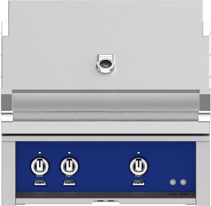 Hestan 30-Inch Built-In Natural Gas Grill W/ All Infrared Burners & Rotisserie - Prince - GSBR30-NG-BU