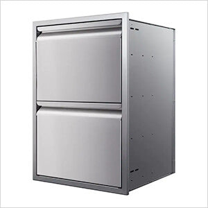 Memphis Grills 21-Inch Double Access Drawer With Soft Close - VGC21DB2