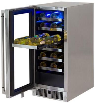 Lynx 15-Inch 24 Bottle Left Hinge Outdoor Rated Wine Cellar - LN15WINEL