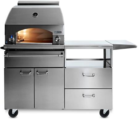Lynx Professional Napoli 30-Inch Propane Outdoor Pizza Oven On Mobile Kitchen Cart - LPZAF-LP