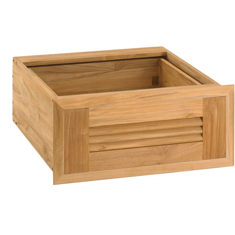 Pacific Teak Millworks 30 Inch Louvered Single Drawer