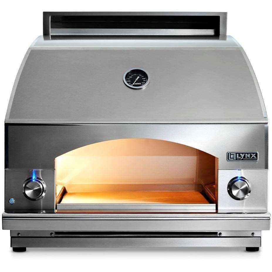 Lynx Professional Napoli 30-Inch Built-In Counter Top Natural Gas Outdoor Pizza Oven - LPZA-NG z