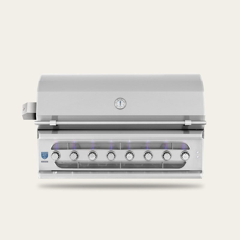 American Made Grills MUS54-NG Muscle 53 1/4 Inch Built-In Hybrid Grill - Stainless Steel, Natural Gas
