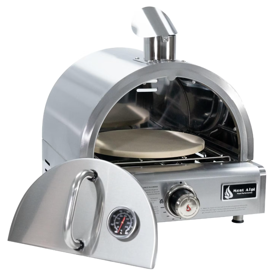 Mont Alpi Portable Propane Gas Outdoor Pizza Oven - MAPZ-SS