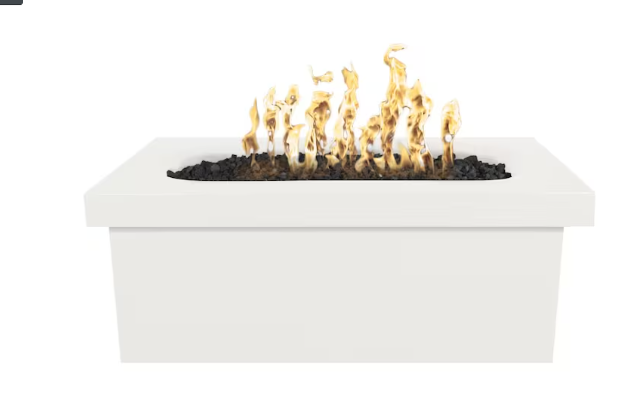 Top Fires by The Outdoor Plus Ramona 60-Inch Propane Fire Table - Limestone Concrete - Match Light-OPT-RMNRT60-LIM-LP