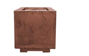 Lakeview Windview 20-Inch Square Propane Gas Fire Pit - Cafe - SCPH-423-1LP