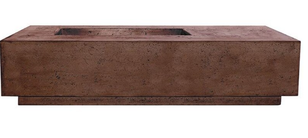 Lakeview Cascata Bay 5 80-Inch Propane Gas Rectangular Fire Pit Table - Cafe - SCPH-409-1LP