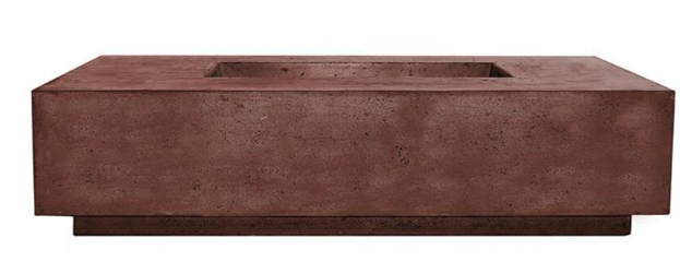 Lakeview Cascata Bay 4 66-Inch Propane Gas Rectangular Fire Pit Table - Cafe - SCPH-408-1LP