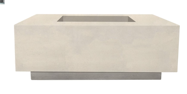 Lakeview Cascata Bay 3 48-Inch Propane Gas Rectangular Fire Pit Table - Coastal - SCPH-407-6LP