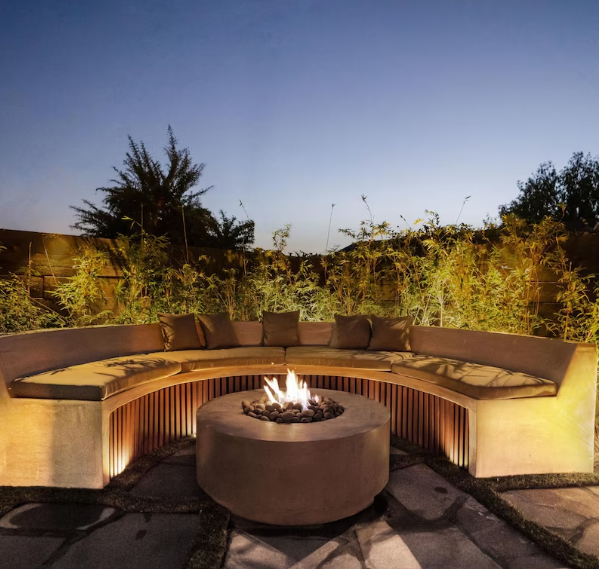 Lakeview Stoneview 48-Inch Fire Bowl - Propane - Coastal - SCPH-418-6LP