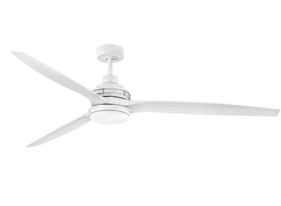 Hinkley Lighting Artiste 72-Inch LED Indoor / Outdoor Ceiling Fan - Matte White - 900172FMW-LWD