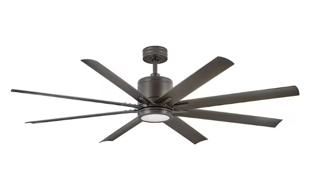 Hinkley Lighting Vantage 66 Inch Indoor / Outdoor Ceiling Fan W/ LED Lighting - Metallic Matte Bronze - 902466FMM-LWD