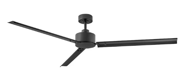 Hinkley Lighting Indy 72-Inch Indoor / Outdoor Ceiling Fan - Matte Black - 900972FMB-NWA