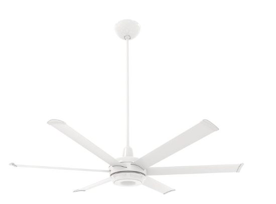 60-Inch es6 Ceiling Fan Kit Universal Mount W/ 32-Inch Ext Tube & LED White by Big Ass Fans - MK-ES62-052306A787I32S2
