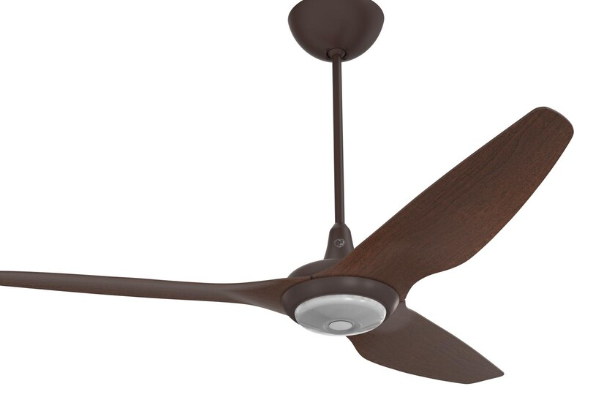 60-Inch Haiku Ceiling Fan Universal Mount W/20-Inch Downrod & Downlight Oil-Rubbed Bronze/Cocoa by Big Ass Fans - MK-HK4-052506A471F654G10I20S2