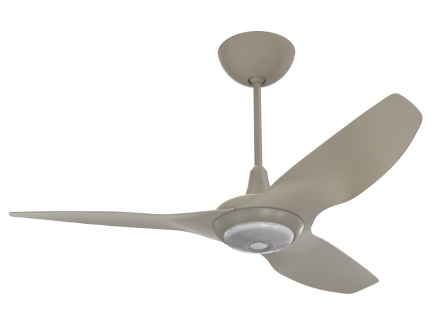 52-Inch Haiku Ceiling Fan Universal Mount W/12-Inch Downrod & Downlight Satin Nickel by Big Ass Fans - MK-HK4-042506A470F470G10I12S2