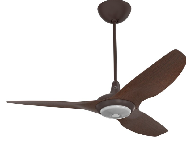 52-Inch Haiku Ceiling Fan Universal Mount W/20-Inch Downrod & Downlight Oil-Rubbed Bronze/Cocoa by Big Ass Fans - MK-HK4-042506A471F654G10I20S2