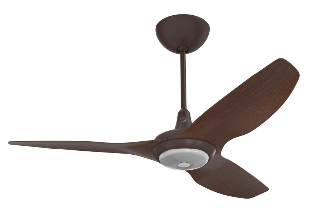 52-Inch Haiku Ceiling Fan Universal Mount W/12-Inch Downrod & Downlight Oil-Rubbed Bronze/Cocoa by Big Ass Fans - MK-HK4-042506A471F654G10I12S2