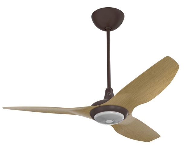 52-Inch Haiku Ceiling Fan Universal Mount W/20-Inch Downrod & Downlight Oil-Rubbed Bronze/Caramel by Big Ass Fans - MK-HK4-042506A471F504G10I20S2