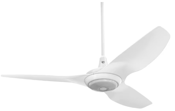 52-Inch Haiku Ceiling Fan Universal Mount W/32-Inch Downrod & Downlight White by Big Ass Fans - MK-HK4-042506A259F259G10I32S2