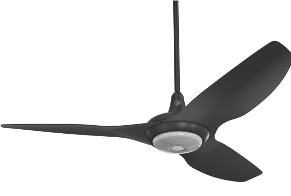 52-Inch Haiku Ceiling Fan Universal Mount W/32-Inch Downrod & Downlight Black by Big Ass Fans - MK-HK4-042506A258F258G10I32S2