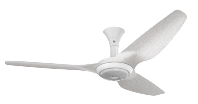 60-Inch Haiku Ceiling Fan Low Profile Mount W/Downlight White/Driftwood by Big Ass Fans - MK-HK4-052500A259F772G10S2