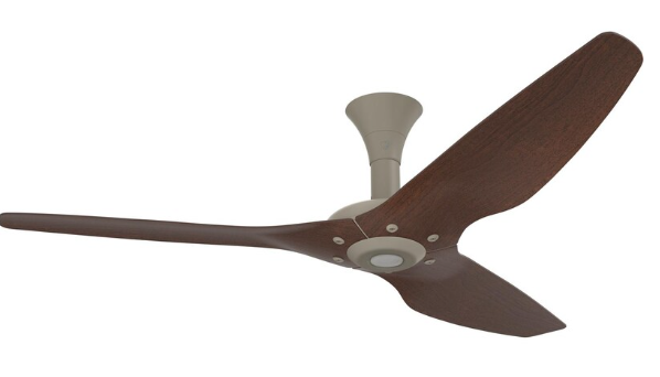 60-Inch Haiku Ceiling Fan Low Profile Mount Satin Nickel/Cocoa by Big Ass Fans - MK-HK4-052500A470F6542G10