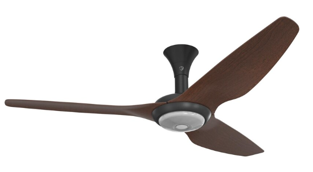 60-Inch Haiku Ceiling Fan Low Profile Mount W/Downlight Black/Cocoa by Big Ass Fans - MK-HK4-052500A258F6542G10S2