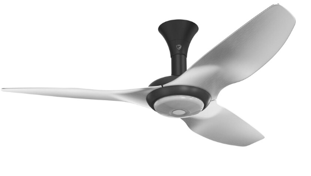 52-Inch Haiku Ceiling Fan Low Profile Mount W/Downlight Black/Brushed Aluminum by Big Ass Fans - MK-HK4-042500A258F531G10S2