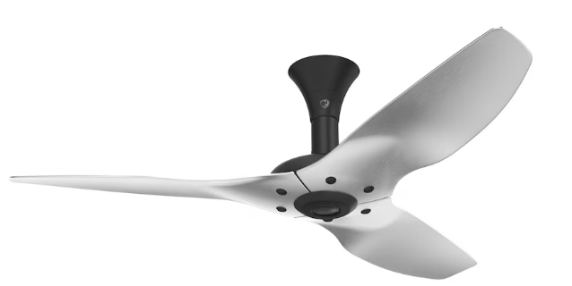 52-Inch Haiku Ceiling Fan Low Profile Mount Black/Brushed Aluminum by Big Ass Fans - MK-HK4-042500A258F531G10