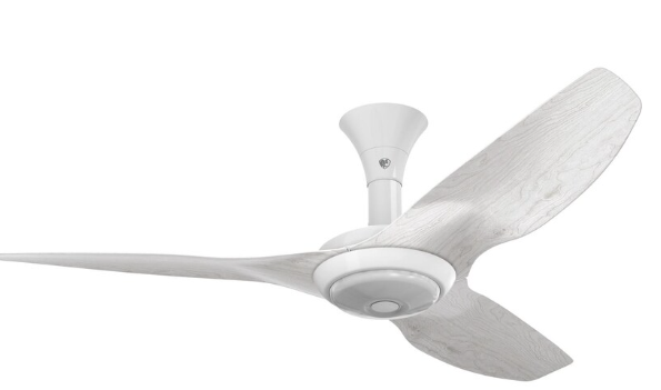 52-Inch Haiku Ceiling Fan Low Profile Mount W/Downlight White/Driftwood by Big Ass Fans - MK-HK4-042500A259F772G10S2