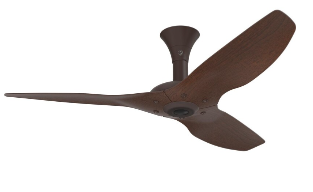 52-Inch Haiku Ceiling Fan Low Profile Mount Satin Nickel/Cocoa by Big Ass Fans - MK-HK4-042500A259F654G10
