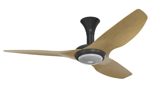 52-Inch Haiku Ceiling Fan Low Profile Mount W/Downlight Black/Caramel by Big Ass Fans - MK-HK4-042500A258F504G10S2
