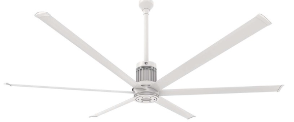 96-Inch i6 Ceiling Fan Universal Mount W/24-Inch Ext Tube & LED White by Big Ass Fans - MK-I61-081906A729I24S2