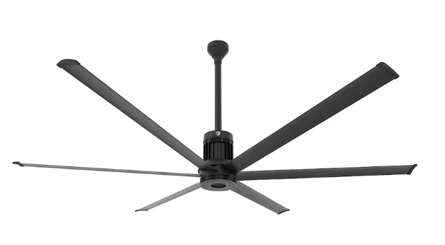 96-Inch i6 Ceiling Fan Universal Mount W/24-Inch Ext Tube Black by Big Ass Fans - MK-I61-081906A728I24