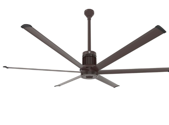 84-Inch i6 Ceiling Fan Universal Mount W/24-Inch Ext Tube & LED Oil Rubbed Bronze by Big Ass Fans - MK-I61-071906A730I24S2
