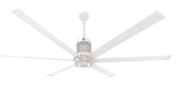 84-Inch i6 Ceiling Fan Universal Mount W/12-Inch Ext Tube White by Big Ass Fans - MK-I61-071906A729I12