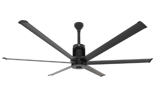 84-Inch i6 Ceiling Fan Universal Mount W/12-Inch Ext Tube Black by Big Ass Fans - MK-I61-071906A728I12