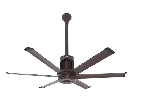 60-Inch i6 Ceiling Fan Universal Mount W/24-Inch Ext Tube & LED Oil Rubbed Bronze by Big Ass Fans - MK-I61-051906A730I24S2