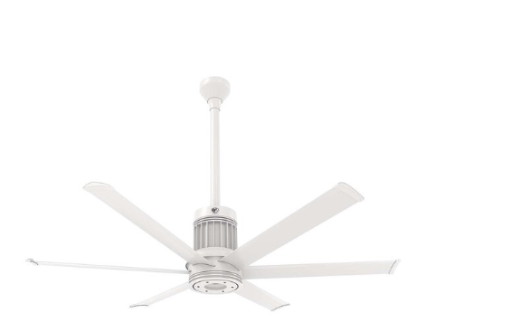 60-Inch i6 Ceiling Fan Universal Mount W/24-Inch Ext Tube & LED White by Big Ass Fans - MK-I61-051906A729I24S2