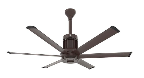 60-Inch i6 Ceiling Fan Universal Mount W/12-Inch Ext Tube & LED Oil Rubbed Bronze by Big Ass Fans - MK-I61-051906A730I12S2