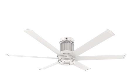 60-Inch i6 Ceiling Fan Direct Mount W/LED & WiFi/BLE White by Big Ass Fans - MK-I61-051900A729S2