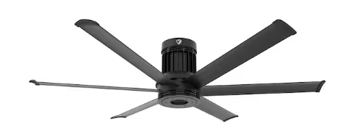 60-Inch i6 Ceiling Fan Universal Mount Black by Big Ass Fans - MK-I61-051906A728I00