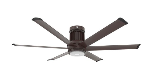 60-Inch i6 Ceiling Fan Universal Mount W/LED Oil Rubbed Bronze by Big Ass Fans - MK-I61-051906A730I00S2
