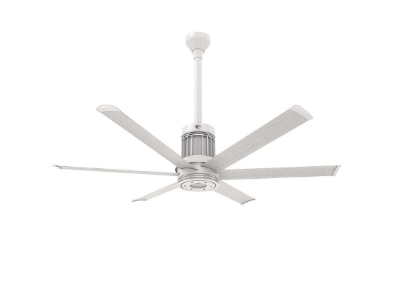 60-Inch i6 Ceiling Fan Universal Mount W/24-Inch Ext Tube & LED Driftwood by Big Ass Fans - MK-I61-051906A729F772I24S2